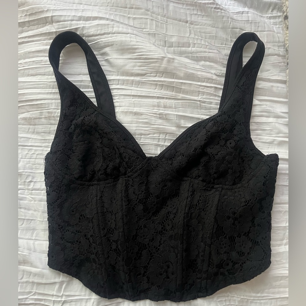Lace Forever 21 corset top